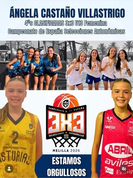 4ªs de España en el Cto. de España SSAA 3x3 U13